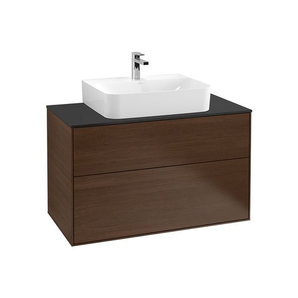 Тумба під раковину VILLEROY & BOCH FINION F10100PD, чорний 800005610 фото
