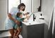 Змішувач для раковини зі зливним гарнітуром HANSGROHE FINORIS 76063700, білий матовий 83872 фото 3