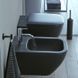 Унітаз безободковий DURAVIT HAPPY D.2 2222098900, Rimless, чорний матовий 800006051 фото 2