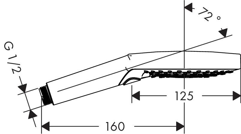 Ручной душ HANSGROHE RAINDANCE SELECT 26014140, бронза 800004461 фото