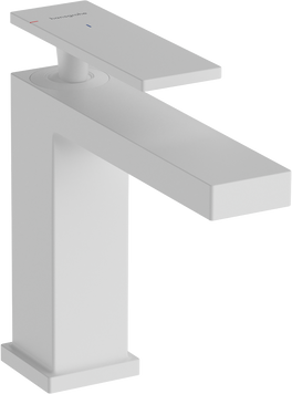Смеситель для раковины с донным клапаном HANSGROHE TECTURIS E 73014700, белый матовый 800004112 фото