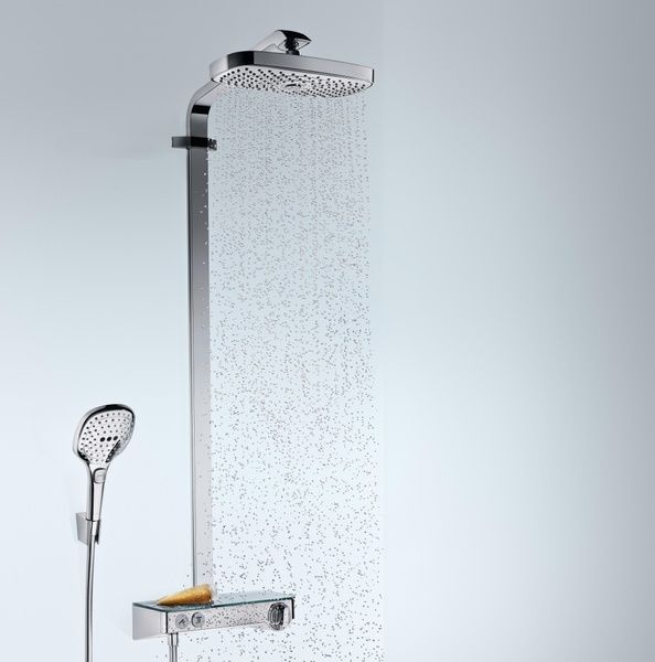 Душевая система с термостатом HANSGROHE RAINDANCE SELECT 27126400, хром с белым 43684 фото