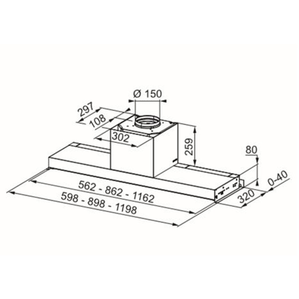 Витяжка кухонна FRANKE STYLE Pro FSTPRO 1208 305.0522.799, нержавіюча сталь 800006302 фото