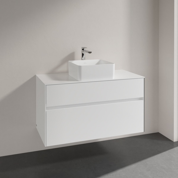 Тумба под раковину VILLEROY & BOCH COLLARO C03800DH, белый 94811 фото