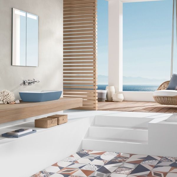 Умывальник на столешницу VILLEROY & BOCH ARTIS 417258BCT8, 58x38, синий 73049 фото