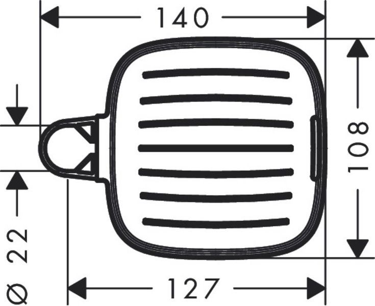 Мыльница HANSGROHE CASETTA 26519000 49263 фото