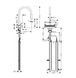 Смеситель для кухонной мойки с выдвижным душем HANSGROHE AQUNO SELECT M81 73831670, черный матовый 85321 фото 5