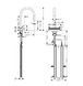 Смеситель для кухонной мойки с выдвижным душем HANSGROHE AQUNO SELECT M81 73831670, черный матовый 85321 фото 4