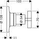 Запірний/перемикаючий вентильTrio/Quattro AXOR CITTERIO 39925000, з хрестоподібною рукояткою, прихованого монтажу 13318 фото 2