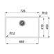 Кухонная мойка FRANKE BOX BXM 210 / 110-68 127.0676.885, темно-серый матовый 800006952 фото 3