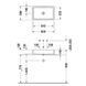 Умывальник на столешницу DURAVIT VERO AIR 2351600000, 60х38 800005952 фото 2