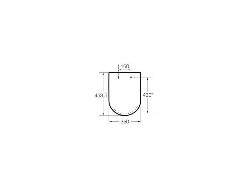 Сиденье для унитаза UltraSlim ROCA GAP A801472003, белый 84525 фото