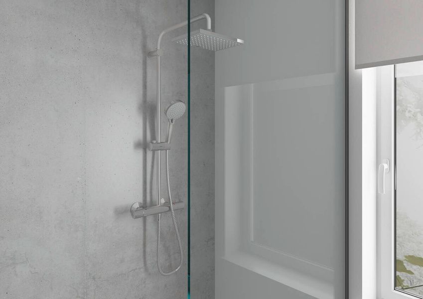 Душевая система с термостатом HANSGROHE VERNIS SHAPE 26286670, черный 81668 фото