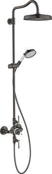 Showerpipe с термостатом и верхним душем 240 1jet AXOR MONTREUX 16572340, черный 800004942 фото