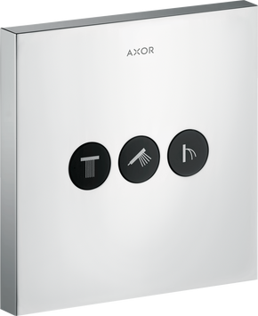 Вентиль для 3 потребителей AXOR SHOWER SELECT 36717000, квадратный, СМ 49704 фото