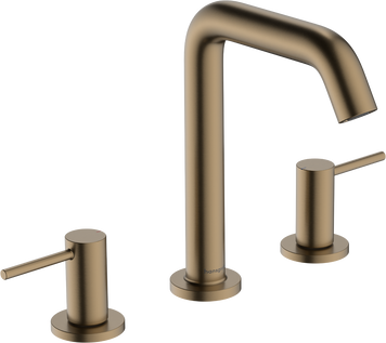 Смеситель для раковины с донным клапаном HANSGROHE TECTURIS S 73330140, бронза сатин 800004063 фото