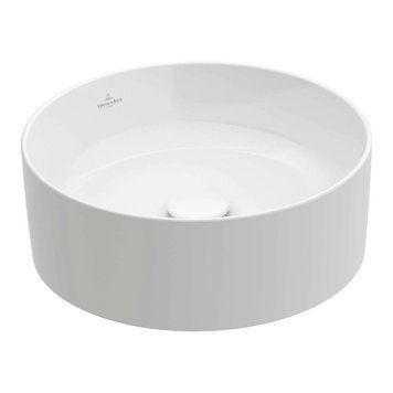 Умывальник на столешницу VILLEROY & BOCH COLLARO 4A1840RW, d40, CeramicPlus, белый 94812 фото