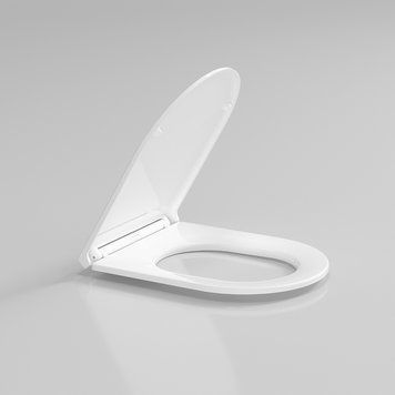 Сиденье для унитаза duroplast slow-closing 427х360 мм IMPRESE 6101 97066 фото