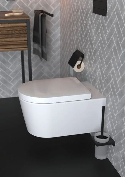 Держатель туалетной бумаги HANSGROHE ADDSTORIS 41753670, черный 81479 фото