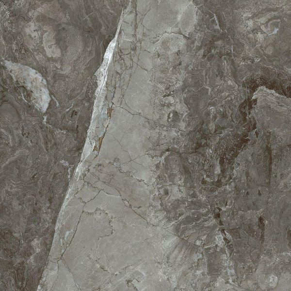 Керамічна плитка INSPIRO PY6621 brown wave stone, 600x600 77081 фото