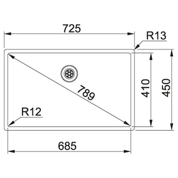 Кухонная мойка FRANKE BOX BXX 210/110-68 127.0369.284, нержавеющая сталь 800006953 фото