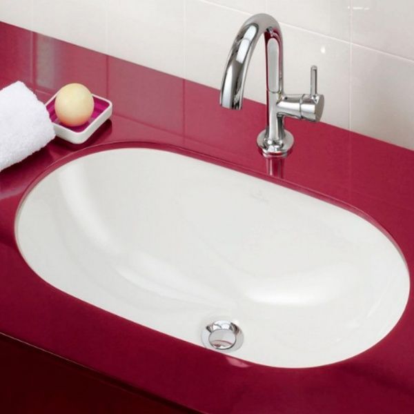 Умивальник вбудований VILLEROY & BOCH O.NOVO 416260R1, 600x350, білий 36836 фото
