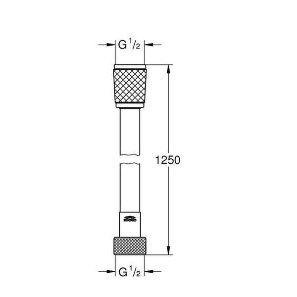 Шланг для душу GROHE RELEXA FLEX 45971001 61834 фото