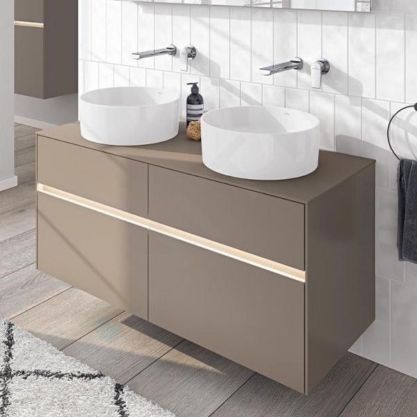Умивальник на стільницю VILLEROY & BOCH COLLARO 4A1840RW, d40, CeramicPlus, білий 94812 фото