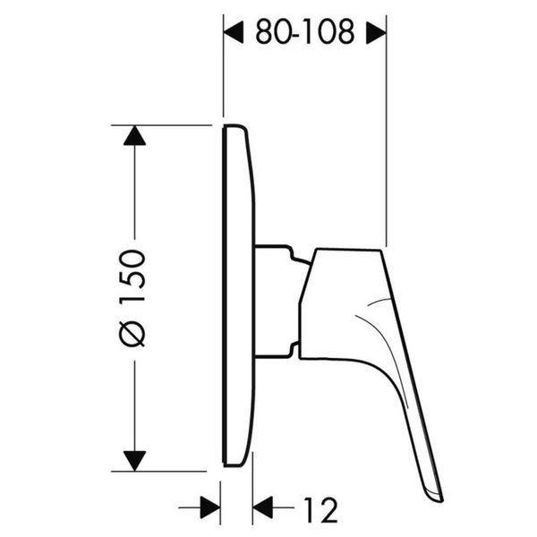 Змішувач для душу HANSGROHE FOCUS 31967000, хром 13532 фото