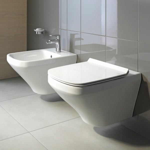 Унитаз подвесной DURAVIT DURASTYLE 45510900A1, Rimless, с крышкой Soft close 53747 фото