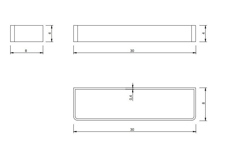 Тримач для рушників 30 см NIC DESIGN ASTA 008694011, нержавіюча сталь 103592 фото