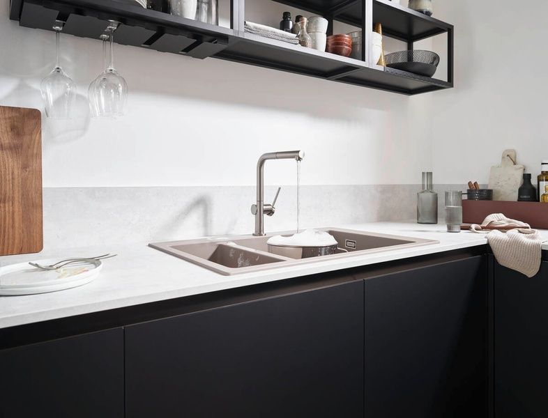 Змішувач для кухонної мийки з висувним душем HANSGROHE TALIS M54 72808800, нержавіюча сталь 92452 фото