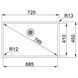 Кухонная мойка FRANKE BOX BXX 210/110-68 127.0369.284, нержавеющая сталь 800006953 фото 2