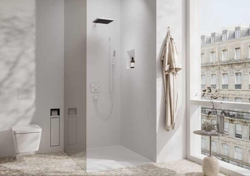 Верхній душ HANSGROHE PULSIFY E 24331700, білий матовий 95093 фото