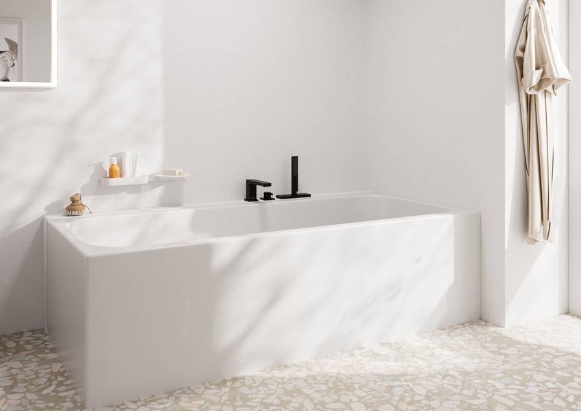 Смеситель на борт ванны HANSGROHE TECTURIS E 73443700, белый матовый 800004213 фото