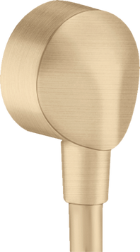 Шланговое подсоединение без клапана обратного тока воды HANSGROHE FIXFIT E 27454140, бронза сатин 76932 фото