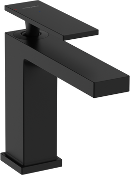 Смеситель для раковины с донным клапаном HANSGROHE TECTURIS E 73014670, черный матовый 800004114 фото
