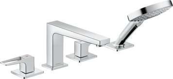 Смеситель на край ванны на 4 отверстия HANSGROHE METROPOL 74552000 800004214 фото