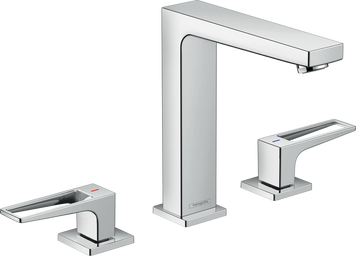 Смеситель для раковины на отверстия со сливным клапаном HANSGROHE METROPOL 74515000 800004164 фото
