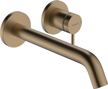 Смеситель для раковины скрытого монтажа HANSGROHE TECTURIS S 73351140, бронза сатин 93301 фото