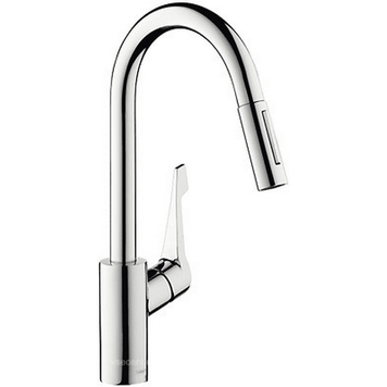 Смеситель для кухни с выдвижным изливом HANSGROHE CENTO XL 14803000 51813 фото