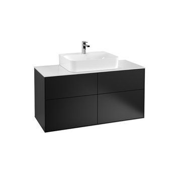 Тумба под раковину VILLEROY & BOCH FINION F13100PD, черный 800005613 фото