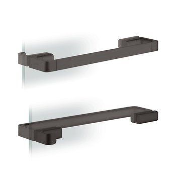 Ручка для двери душевой AXOR UNIVERSAL SOFTSQUARE 42837340, 444 мм, черный 800005043 фото