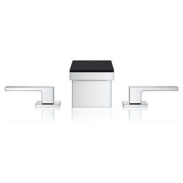 Смеситель для раковины AXOR MYEDITION 47050670, на 3 отверстия, 70, с донным клапаном Push-Open, черный 800005343 фото