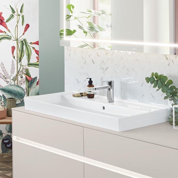Умывальник накладной VILLEROY & BOCH COLLARO 4A331G01, 100x47, белый 800005763 фото