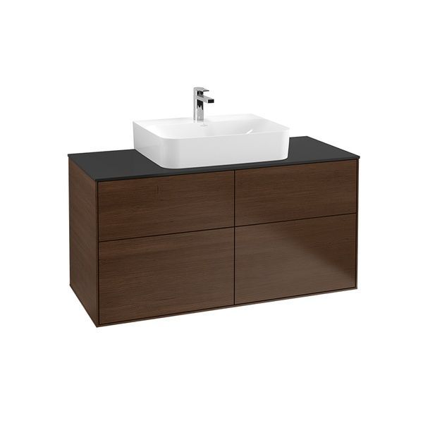 Тумба под раковину VILLEROY & BOCH FINION F13100PD, черный 800005613 фото