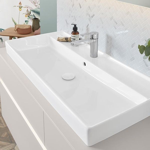 Умывальник накладной VILLEROY & BOCH COLLARO 4A331G01, 100x47, белый 800005763 фото