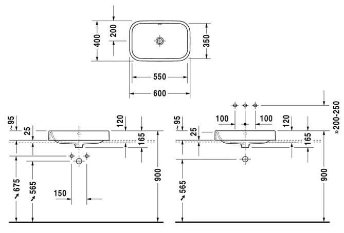 Умивальник DURAVIT HAPPY D.2 2314600000, 60х40см 800005954 фото