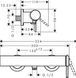 Смеситель для душа HANSGROHE FINORIS 76620000 81404 фото 2