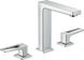 Змішувач для раковини на отвори зі зливним клапаном HANSGROHE METROPOL 74515000 800004164 фото 1